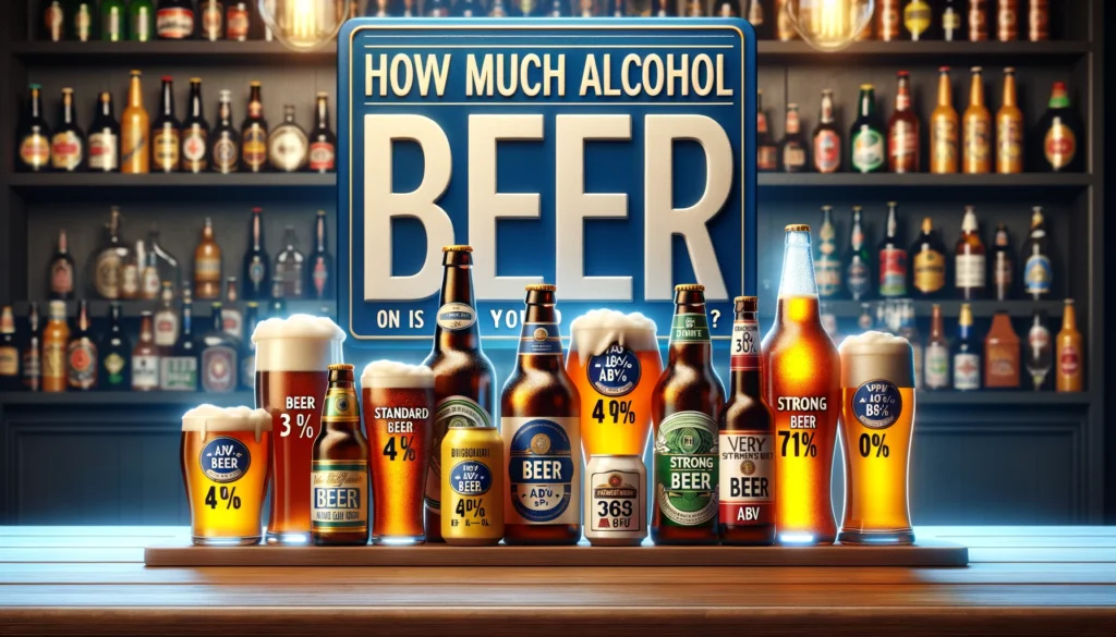 How Much Alcohol is in Beer